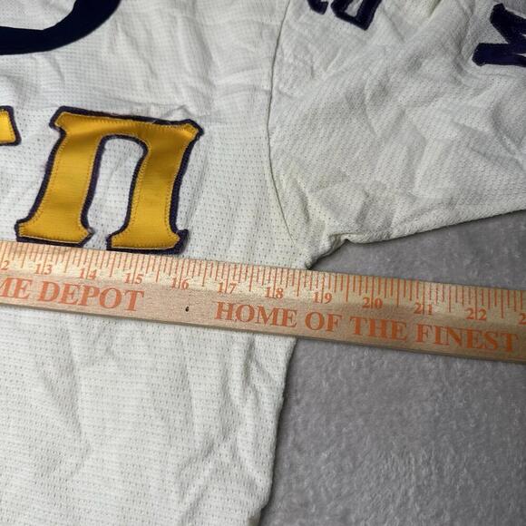 True Vintage Alpha Epsilon Pi 70s Russell Athletic Mesh Football Jersey Sz Large - Picture 6 of 11